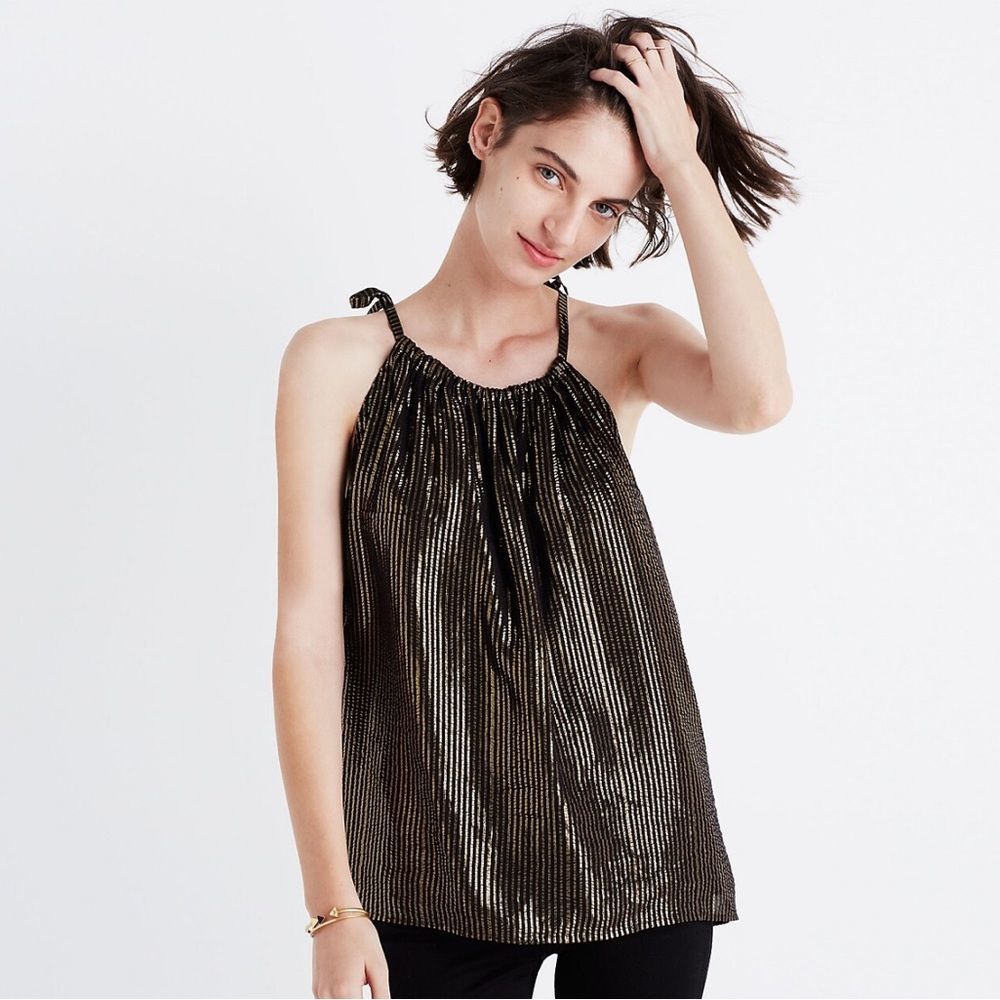 Madewell Metallic Striped Cami